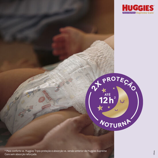 Fralda Huggies Supreme Care Roupinha G - 70 unidades